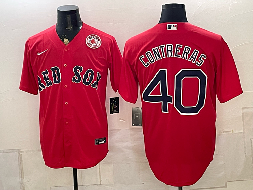yp250893413-004 Red Sox #40 Willson Contreras Red Alternate Baseball Jersey New Cool Base Stitched MLB Jersey KK004 – 2026–27