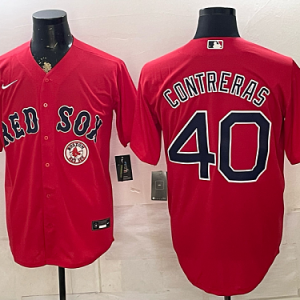 Red Sox #40 Willson Contreras Red Alternate Baseball Jersey New Cool Base Stitched MLB Jersey KK005 – 2026–27