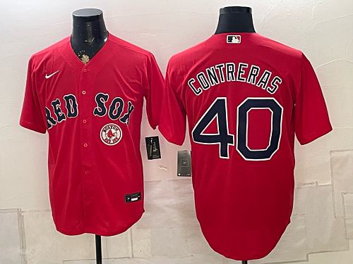 Red Sox #40 Willson Contreras Red Alternate Baseball Jersey New Cool Base Stitched MLB Jersey KK005 – 2026–27