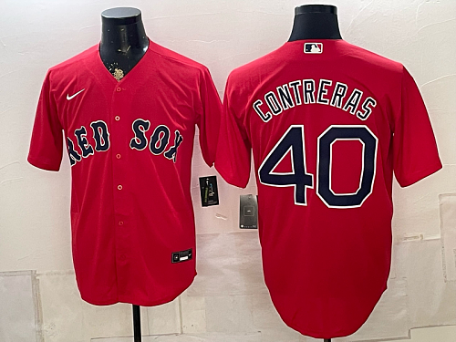 yp250893413-006 Red Sox #40 Willson Contreras Red Alternate Baseball Jersey New Cool Base Stitched MLB Jersey KK006 – 2026–27