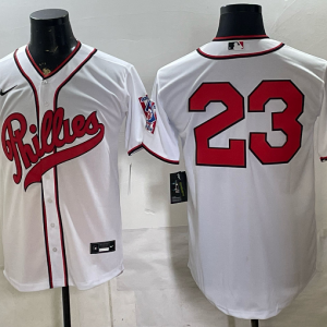 yp251173350-015 Phillies #23 White Throwback Baseball Jersey New Cool Base Stitched MLB Jersey KKP015 – 2026–27