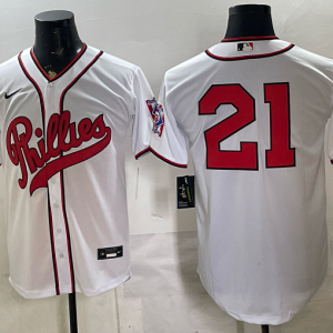 yp251173350-016 Phillies #21 White Throwback Baseball Jersey New Cool Base Stitched MLB Jersey KKP016 – 2026–27