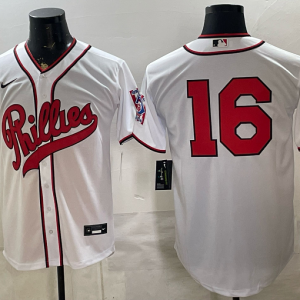 yp251173350-023 Phillies #16 White Throwback Baseball Jersey New Cool Base Stitched MLB Jersey KKP023 – 2026–27