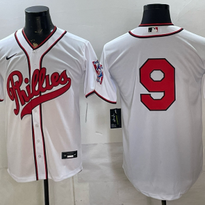 Phillies #9 White Throwback Baseball Jersey New Cool Base Stitched MLB Jersey KKP028 – 2026–27