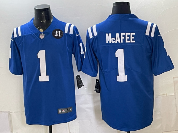 Colts #1 Pat McAfee Royal Blue Throwback Football Jersey Men’s Stitched NFL Elite Jersey KKF004 – 2026–27