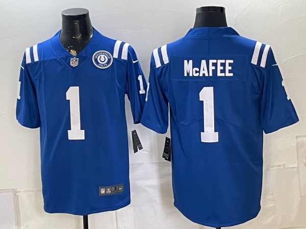 Colts #1 Pat McAfee Royal Blue Throwback Football Jersey Men’s Stitched NFL Elite Jersey KKF005 – 2026–27