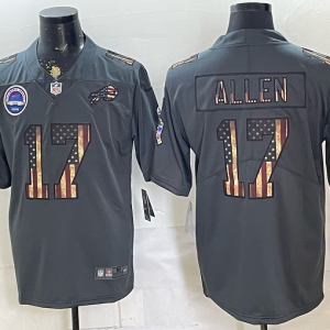 Bills #17 Josh Allen Gray Patriotic Football Jersey Men’s Stitched NFL Elite Jersey KKF007 – 2026–27