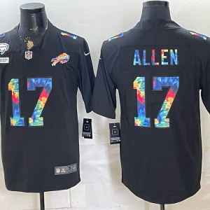 Broncos #17 Josh Allen Navy Blue Color Splash Football Jersey Men’s Stitched NFL Elite Jersey KKF012 – 2026–27