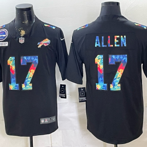 Broncos #17 Josh Allen Navy Blue Color Splash Football Jersey Men’s Stitched NFL Elite Jersey KKF013 – 2026–27