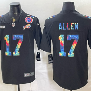 Broncos #17 Josh Allen Navy Blue Color Splash Football Jersey Men’s Stitched NFL Elite Jersey KKF014 – 2026–27