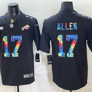 Broncos #17 Josh Allen Navy Blue Color Splash Football Jersey Men’s Stitched NFL Elite Jersey KKF015 – 2026–27
