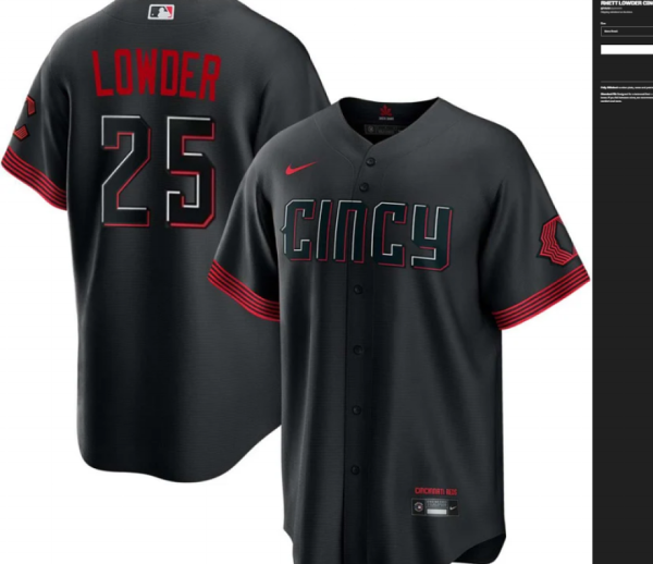 yp251371905-022 Reds #25 Rhett Lowder Black Alternate Baseball Jersey New Cool Base Stitched MLB Jersey KKF022 – 2026–27