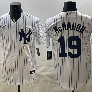 Yankees #19 Ryan McMahon White Pinstripe Classic Baseball Jersey New Cool Base Stitched MLB Jersey KKF026 – 2026–27
