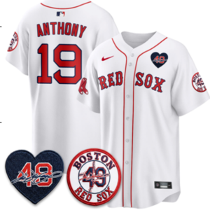 yp251371905-036 Red Sox #19 Roman Anthony White Commemorative Baseball Jersey New Cool Base Stitched MLB Jersey KKF036 – 2026–27