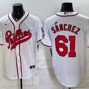 Phillies #61 Cristopher Sánchez White Classic Baseball Jersey New Cool Base Stitched MLB Jersey KKF038 – 2026–27