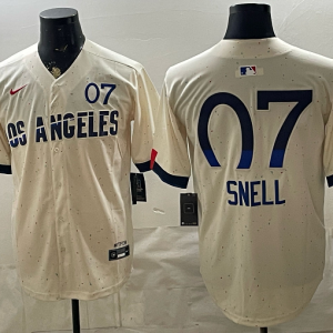 Dodgers #07 Blake Snell Cream City Connect Baseball Jersey New Cool Base Stitched MLB Jersey KKF044 – 2026–27