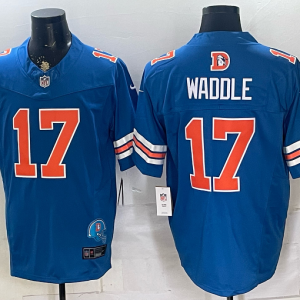 Broncos #17 Jaylen Waddle Royal Blue Throwback Football Jersey Men’s Stitched NFL Elite Jersey KKE001 – 2026–27