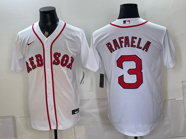 Red Sox #3 Ceddanne Rafaela White Classic Baseball Jersey New Cool Base Stitched MLB Jersey KKE016 – 2026–27