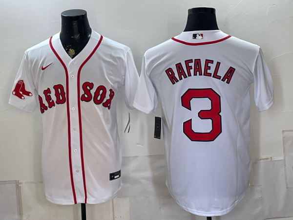 Red Sox #3 Ceddanne Rafaela White Classic Baseball Jersey New Cool Base Stitched MLB Jersey KKE017 – 2026–27