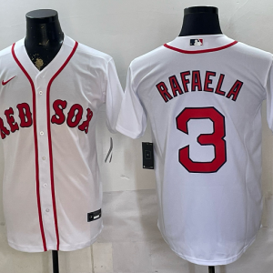 Red Sox #3 Ceddanne Rafaela White Classic Baseball Jersey New Cool Base Stitched MLB Jersey KKE018 – 2026–27