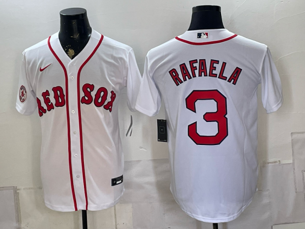 Red Sox #3 Ceddanne Rafaela White Classic Baseball Jersey New Cool Base Stitched MLB Jersey KKE018 – 2026–27