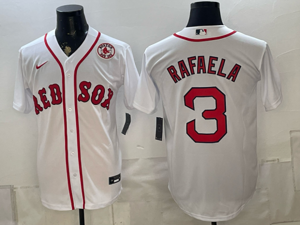 Red Sox #3 Ceddanne Rafaela White Classic Baseball Jersey New Cool Base Stitched MLB Jersey KKE019 – 2026–27