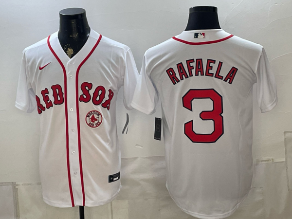 Red Sox #3 Ceddanne Rafaela White Classic Baseball Jersey New Cool Base Stitched MLB Jersey KKE020 – 2026–27