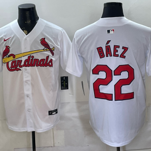 Cardinals #22 Javier Báez White Classic Baseball Jersey New Cool Base Stitched MLB Jersey KKE025 – 2026–27