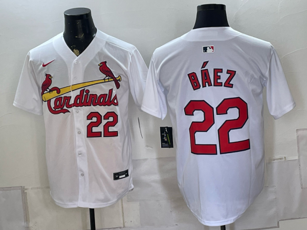 yp251513867-026 Cardinals #22 Javier Báez White Classic Baseball Jersey New Cool Base Stitched MLB Jersey KKE026 – 2026–27