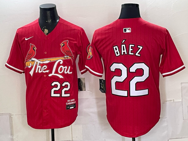 Cardinals #22 Javier Báez Red Classic Baseball Jersey New Cool Base Stitched MLB Jersey KKE036 – 2026–27