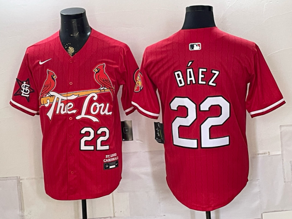 Cardinals #22 Javier Báez Red Classic Baseball Jersey New Cool Base Stitched MLB Jersey KKE037 – 2026–27