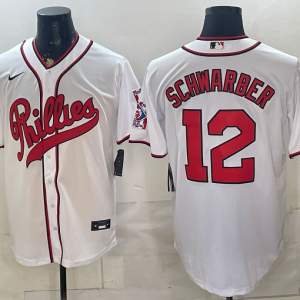 yp251513867-048 Phillies #12 Kyle Schwarber White Classic Baseball Jersey New Cool Base Stitched MLB Jersey KKE048 – 2026–27