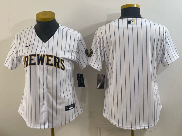 yp251513867-077 Brewers White Pinstripe Vintage Baseball Jersey New Cool Base Stitched MLB Jersey KKE077 – 2026–27