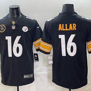 yp251776016-003 Steelers #16 Drew Allar Black Throwback Football Jersey Men’s Stitched NFL Elite Jersey KKD003 – 2026–27