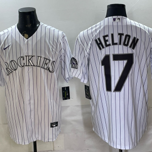 yp251776016-006 Rockies #17 Todd Helton White Pinstripe Throwback Baseball Jersey New Cool Base Stitched MLB Jersey KKD006 – 2026–27