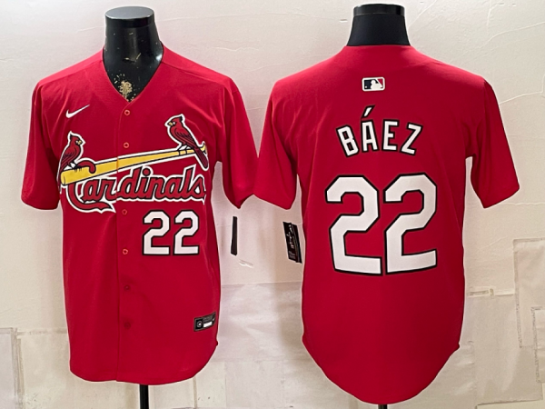 Cardinals #22 Javier Báez Red Classic Baseball Jersey New Cool Base Stitched MLB Jersey KKD008 – 2026–27