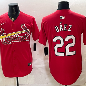 Cardinals #22 Javier Báez Red Classic Baseball Jersey New Cool Base Stitched MLB Jersey KKD009 – 2026–27
