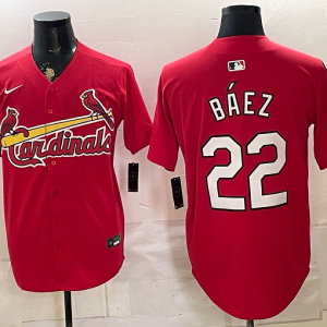 Cardinals #22 Javier Báez Red Classic Baseball Jersey New Cool Base Stitched MLB Jersey KKD010 – 2026–27