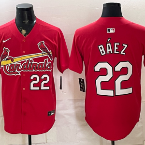 Cardinals #22 Javier Báez Red Classic Baseball Jersey New Cool Base Stitched MLB Jersey KKD011 – 2026–27
