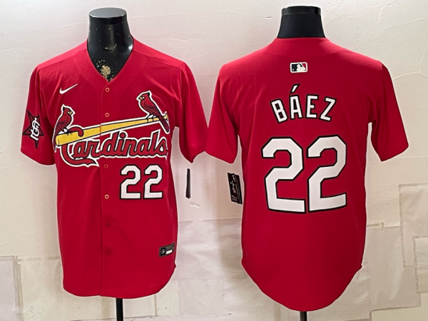 Cardinals #22 Javier Báez Red Classic Baseball Jersey New Cool Base Stitched MLB Jersey KKD011 – 2026–27