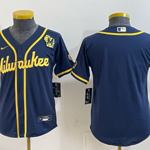 Brewers Navy Blue Vintage Baseball Jersey New Cool Base Stitched MLB Jersey KKD026 – 2026–27