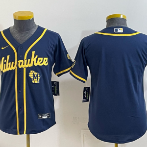 Brewers Navy Blue Vintage Baseball Jersey New Cool Base Stitched MLB Jersey KKD027 – 2026–27