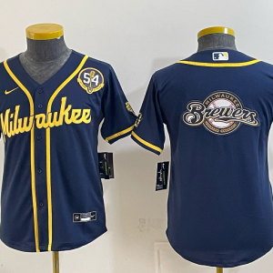 Brewers Navy Blue Vintage Baseball Jersey New Cool Base Stitched MLB Jersey KKD029 – 2026–27