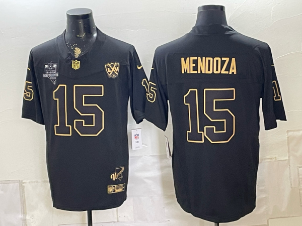 yp251957042-002 Raiders #15 Mendoza Black Gold Lettering Throwback Football Jersey Men’s Stitched NFL Elite Jersey KKC002 – 2026–27