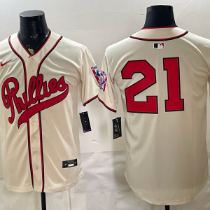 yp251957042-025 Phillies #21 Cream Vintage Baseball Jersey New Cool Base Stitched MLB Jersey KKC025 – 2026–27