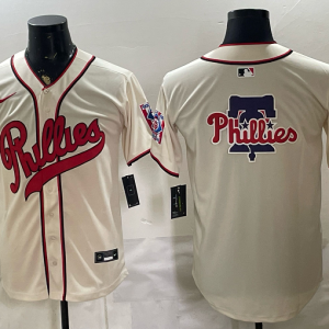 Phillies Cream Vintage Baseball Jersey New Cool Base Stitched MLB Jersey KKC041 – 2026–27