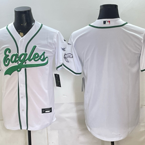yp252080265-018 Eagles White Button-Up New Cool Base Stitched MLB Jersey KKB018 – 2026–27
