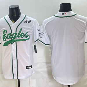 yp252080265-019 Eagles White Button-Up New Cool Base Stitched MLB Jersey KKB019 – 2026–27