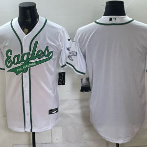 yp252080265-029 Eagles White Button-Up New Cool Base Stitched MLB Jersey KKB029 – 2026–27