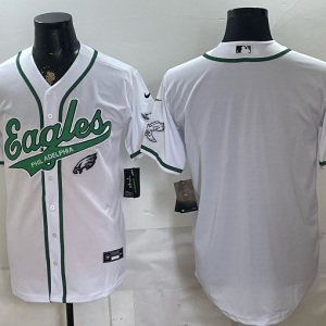 yp252080265-031 Eagles White Button-Up New Cool Base Stitched MLB Jersey KKB031 – 2026–27